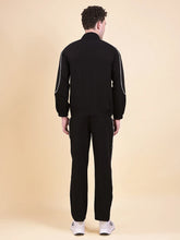Men's Flex Grid Tracksuit-Black